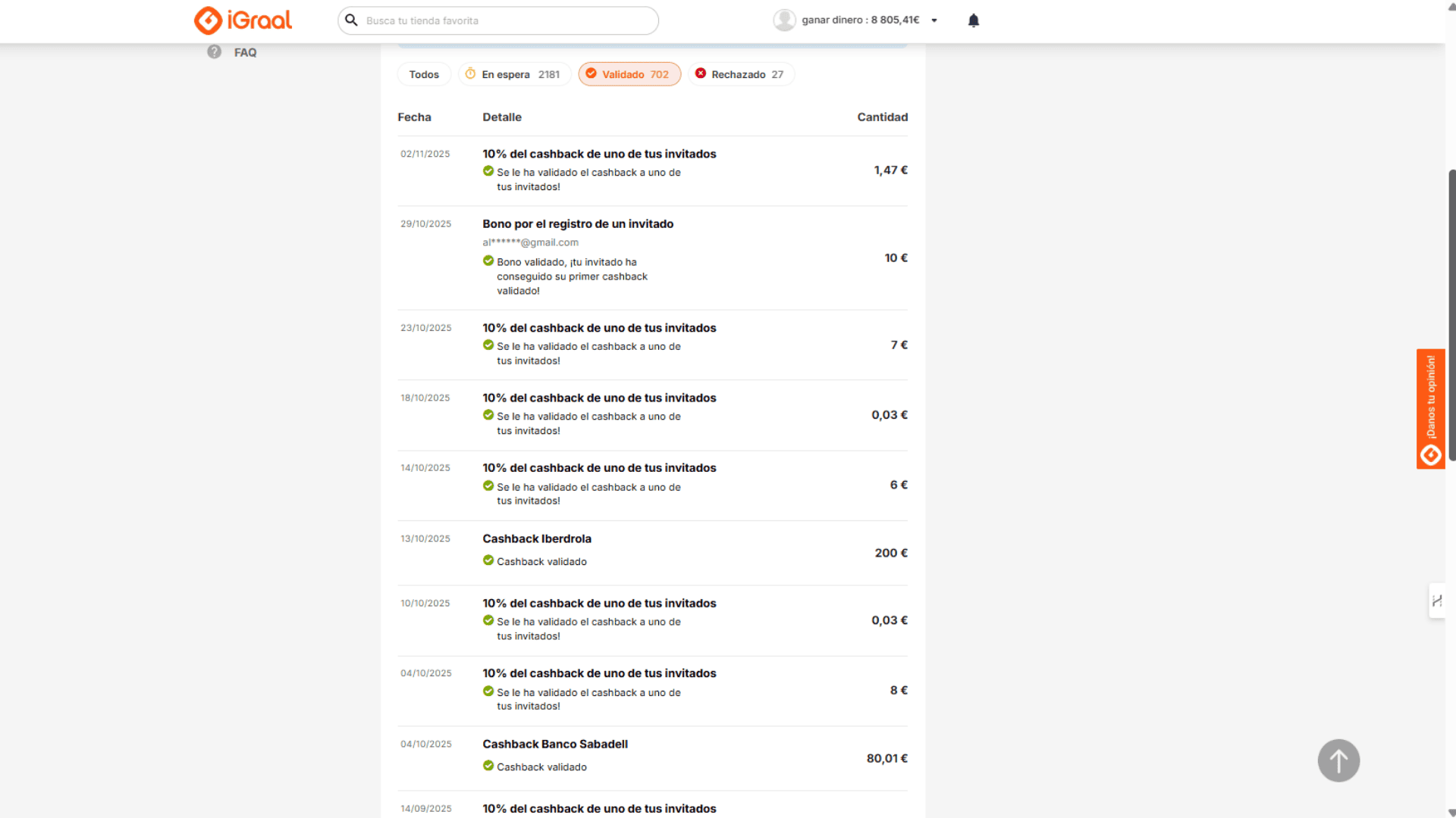 Cuánto dinero he ganado en octubre de 2025 trabajando desde casa