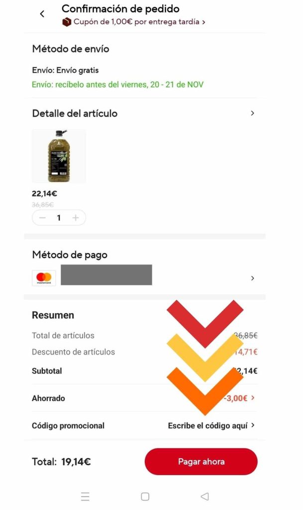 Aceite de Oliva Virgen Extra de 5 Litros Origen Jaén