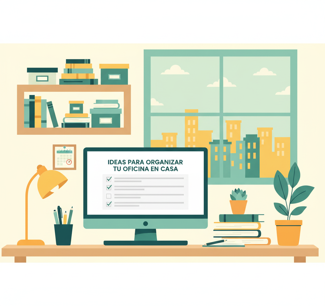 Ideas para organizar una oficina en casa