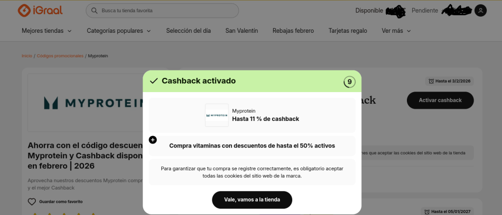 Código Descuento Myprotein Embajador