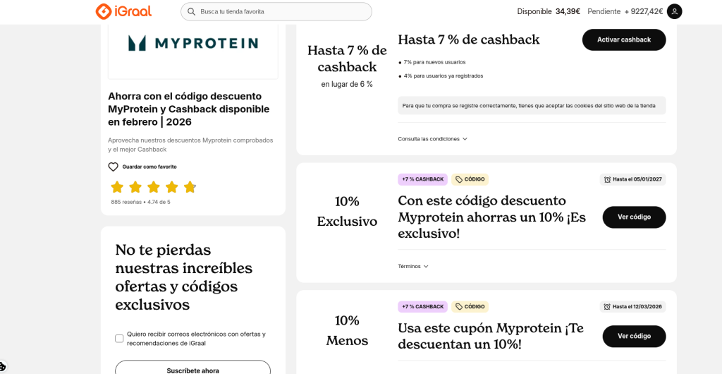Código Descuento Myprotein Influencer 2026 y Trucos de Ahorro