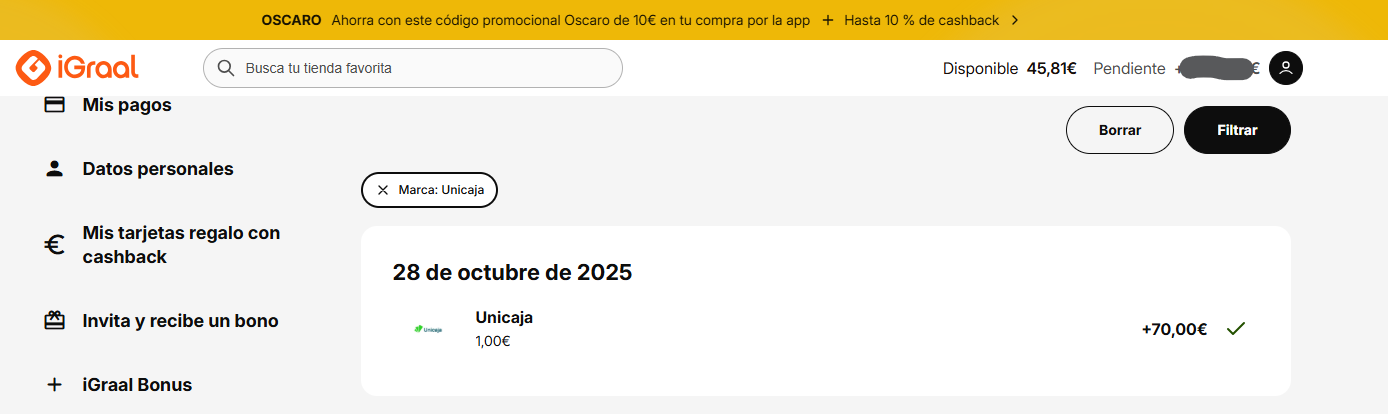 Comprobante de pago Bancos que Recompensan por Abrir una Cuenta 2026