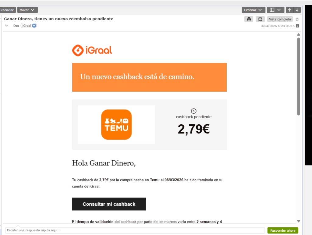 Días con ofertas para comprar más barato en Temu