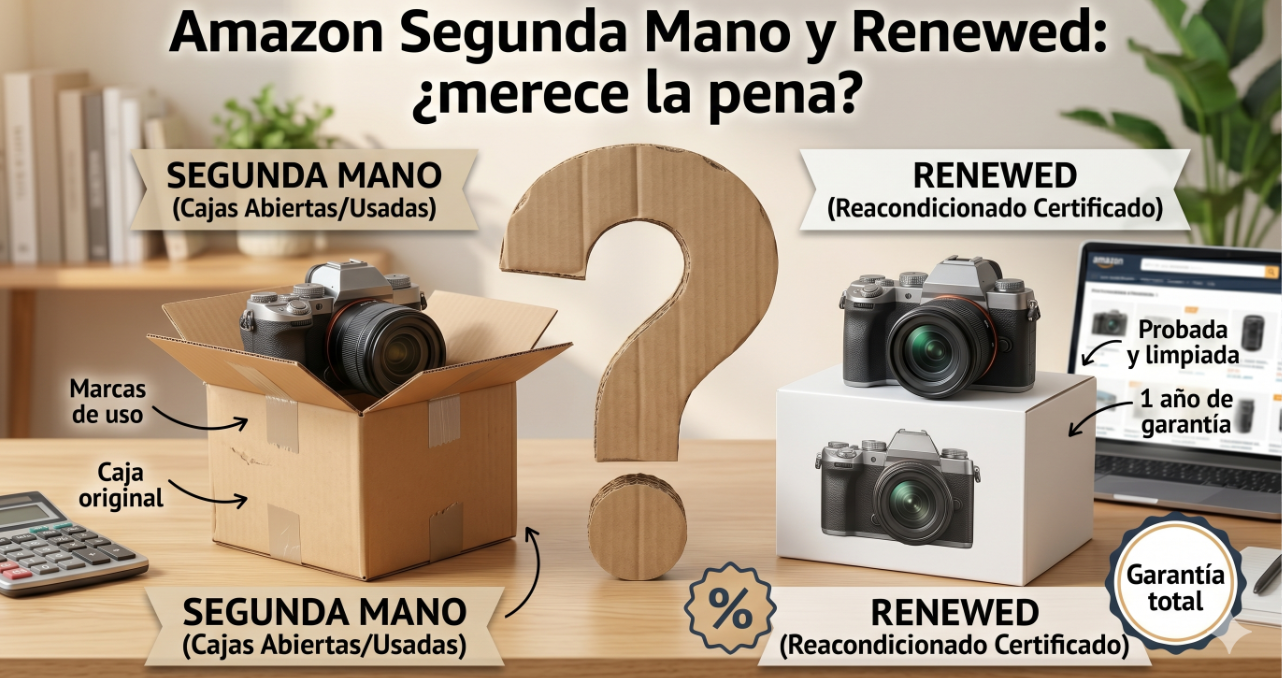 Amazon Segunda Mano y Renewed: ¿merece la pena?