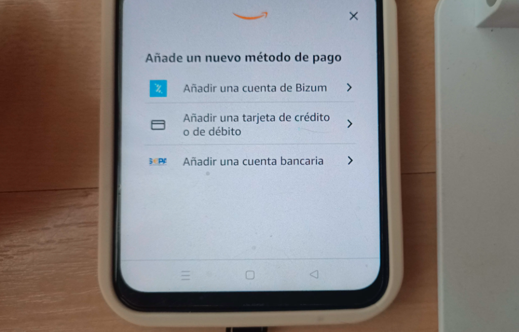 Cómo añadir Buzum como método de pago en Amazon