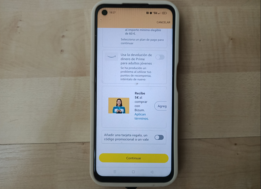 ¿Cómo pagar con Bizum en Amazon?
