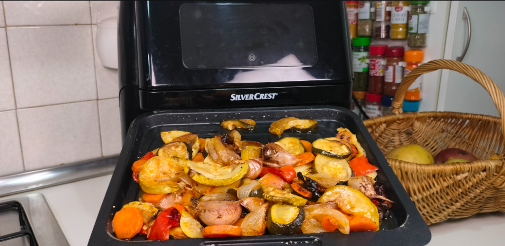 🥦 Verduras asadas en la Freidora de Aire Lidl 9 en 1