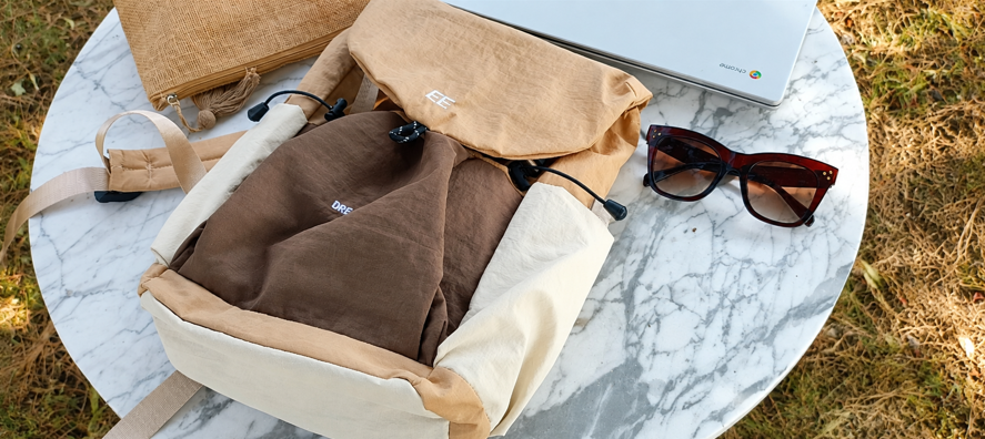 Mochila para viajar marron aesthetic aliexpress