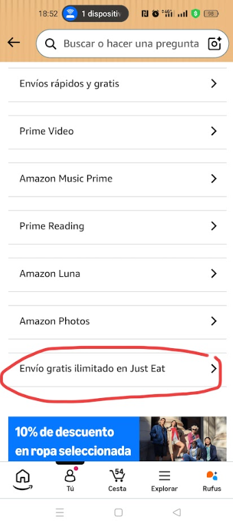 Activación de la promoción
