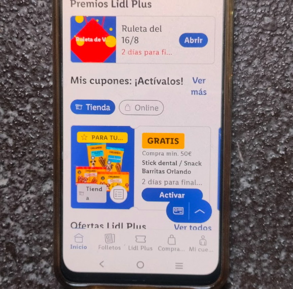 Productos gratis con Lidl plus