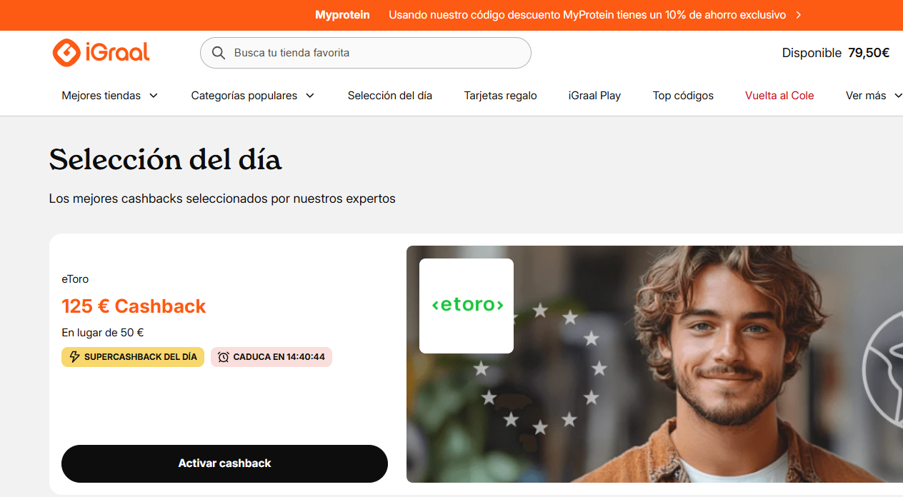 Super Cashback observada el 21 de agosto de 2026