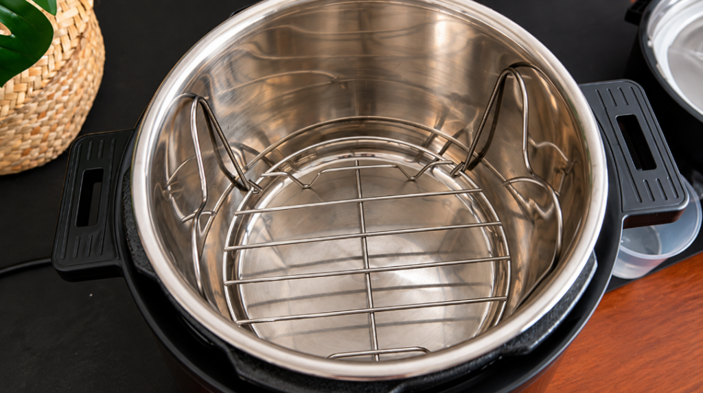 Soporte metálico de la olla eléctrica de Lidl