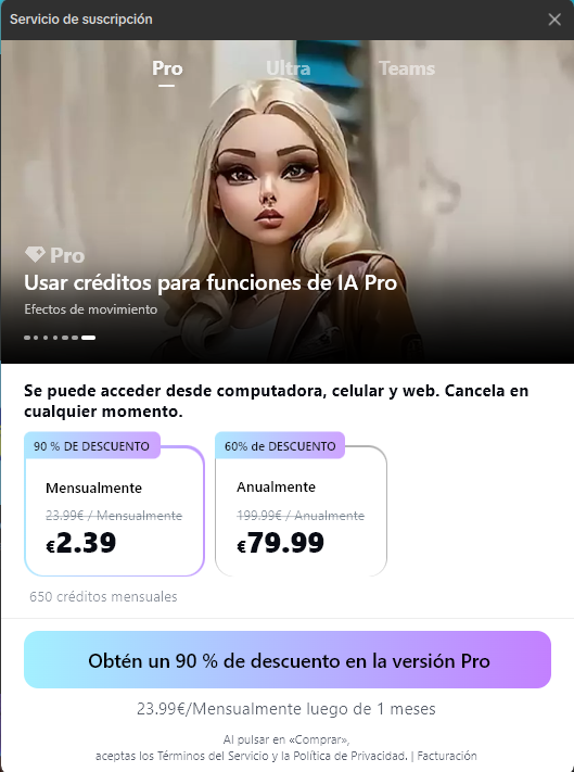 Oferta Black Friday CapCut Octubre 2026